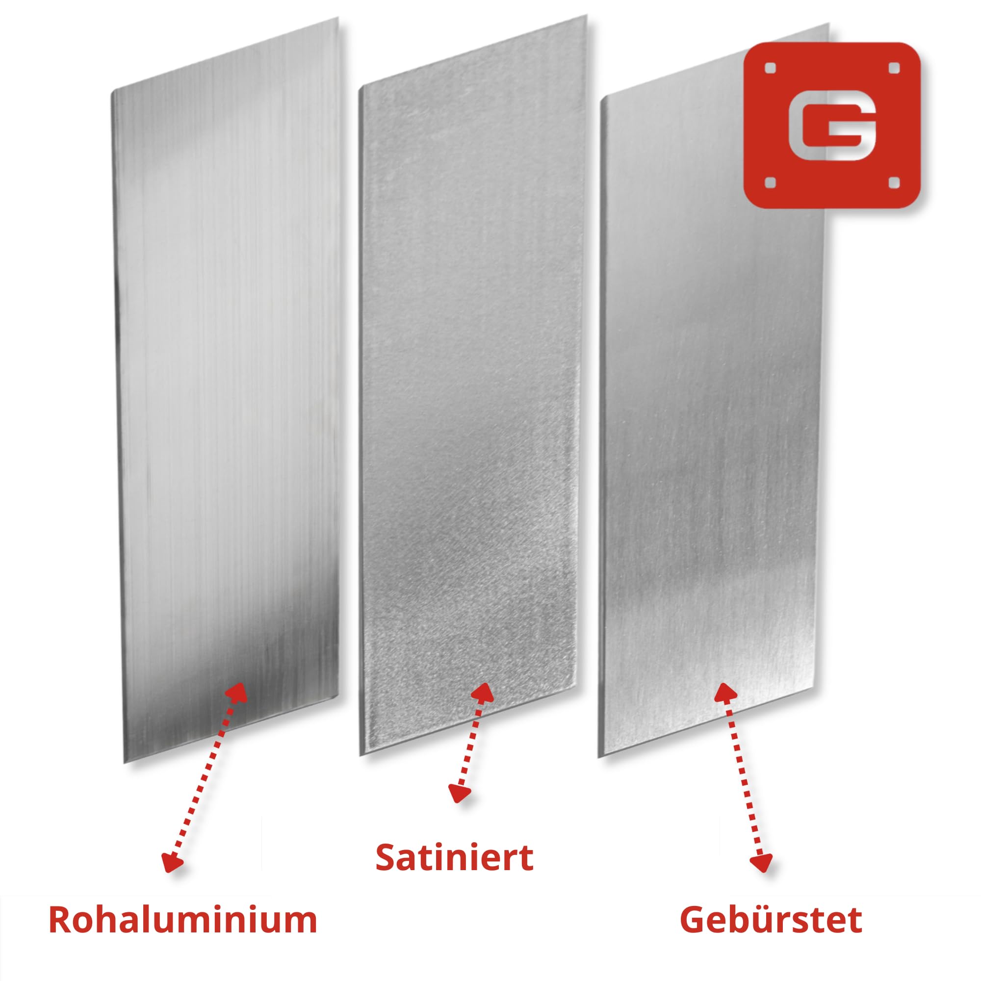 GAL-INDUSTRIAL Barra Plana de Aluminio Satinado 100x4 mm - Longitud 200 cm - Perfil de Aluminio EN AW-6060 (PA38) – Resistente a la Corrosión – Ideal para Interiores, Muebles y DIY