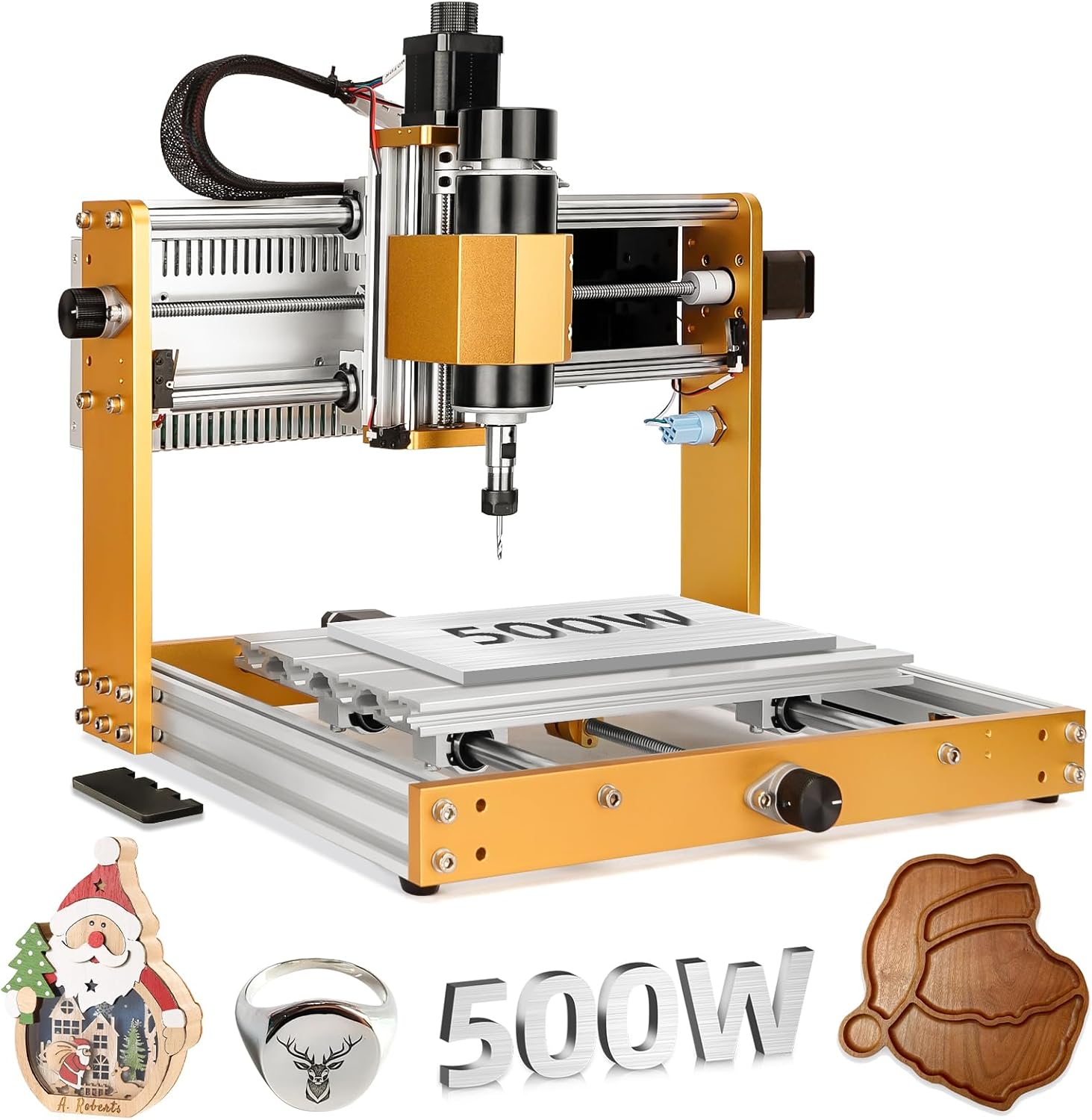 LUNYEE 3018 PRO MAX CNC Machine 500W All-Metal CNC Router Machine 3 Axis Limit Switches