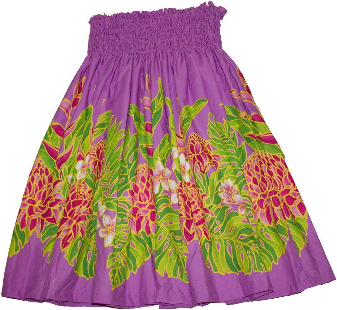 Hawaiian Pa'u Hula Skirt Pink Hawaii Flower
