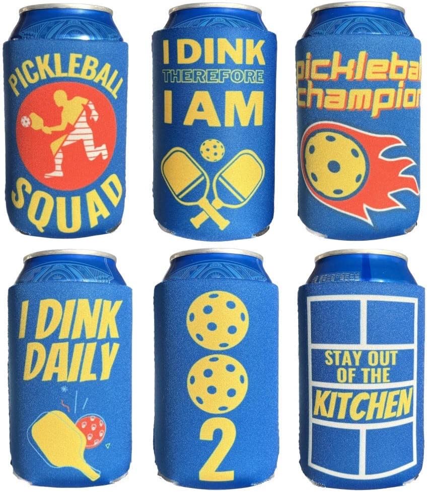 Brew Pants Pickleball Themed Coozies Great Gift for Any Pickleballer