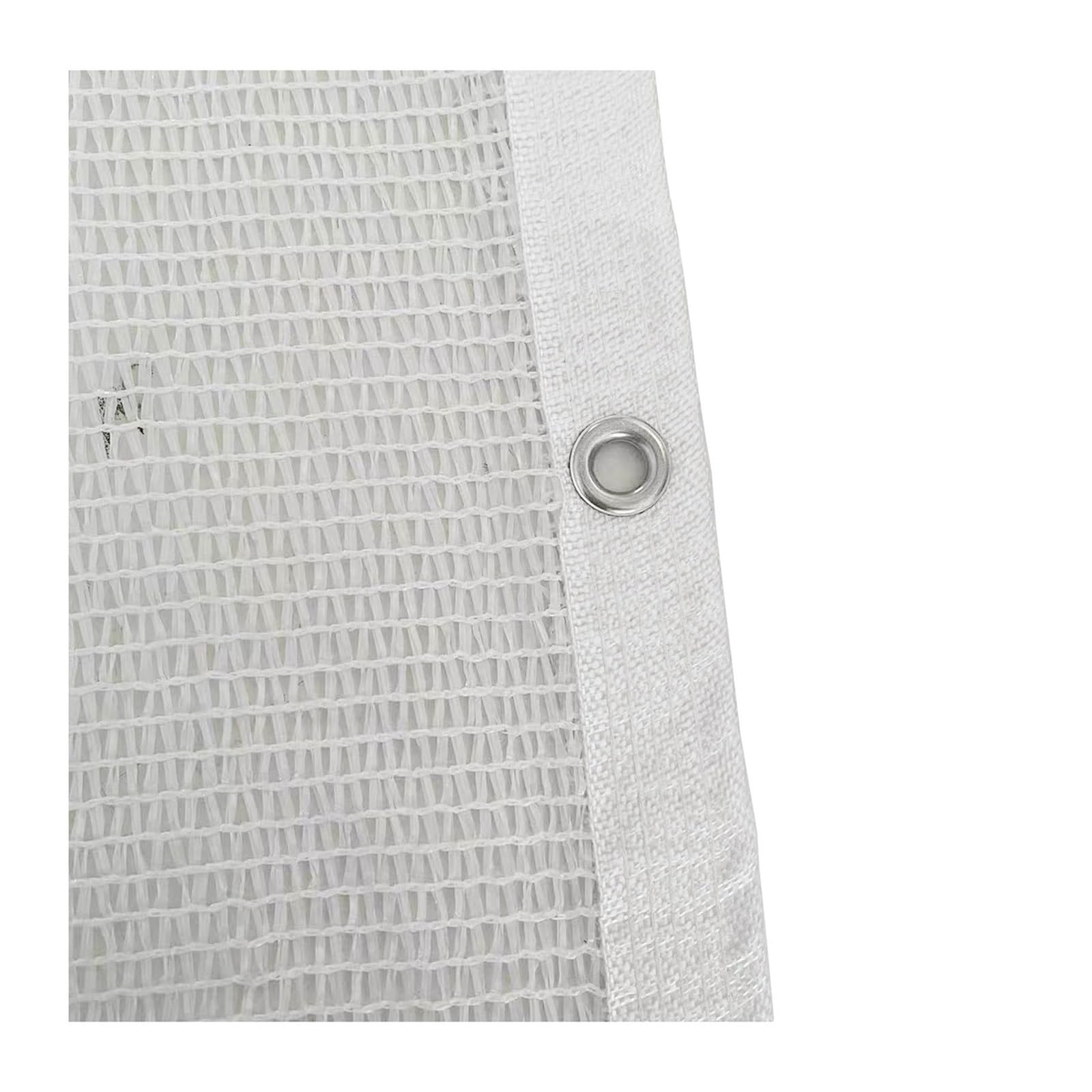 30% Shading Rate Polyethylene Shade Net - White Greenhouse Shade Cloth 1.0x2.0m 1.0x3.0m 1.0x4.0m 2.0x2.0m 2.0x3.0m Sun Shade Sail for Greenhouses Gardens Outdoor Areas(2.0x4.0 m)