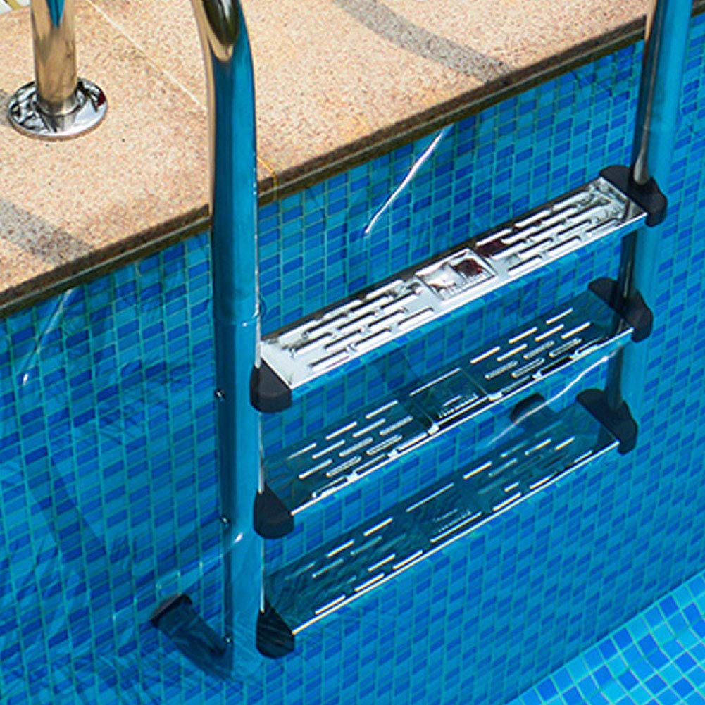 Pedal de Escalera para Piscina de Acero Inoxidable, Antideslizante, 50cm de Longitud, Peldaños de Repuesto