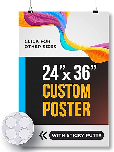 Miniatura 8 de Póster personalizado de 24 x 36 pulgadas, póster personalizado de imágenes, impresión de pósters, crea tu propio póster personalizado de 24 x 36