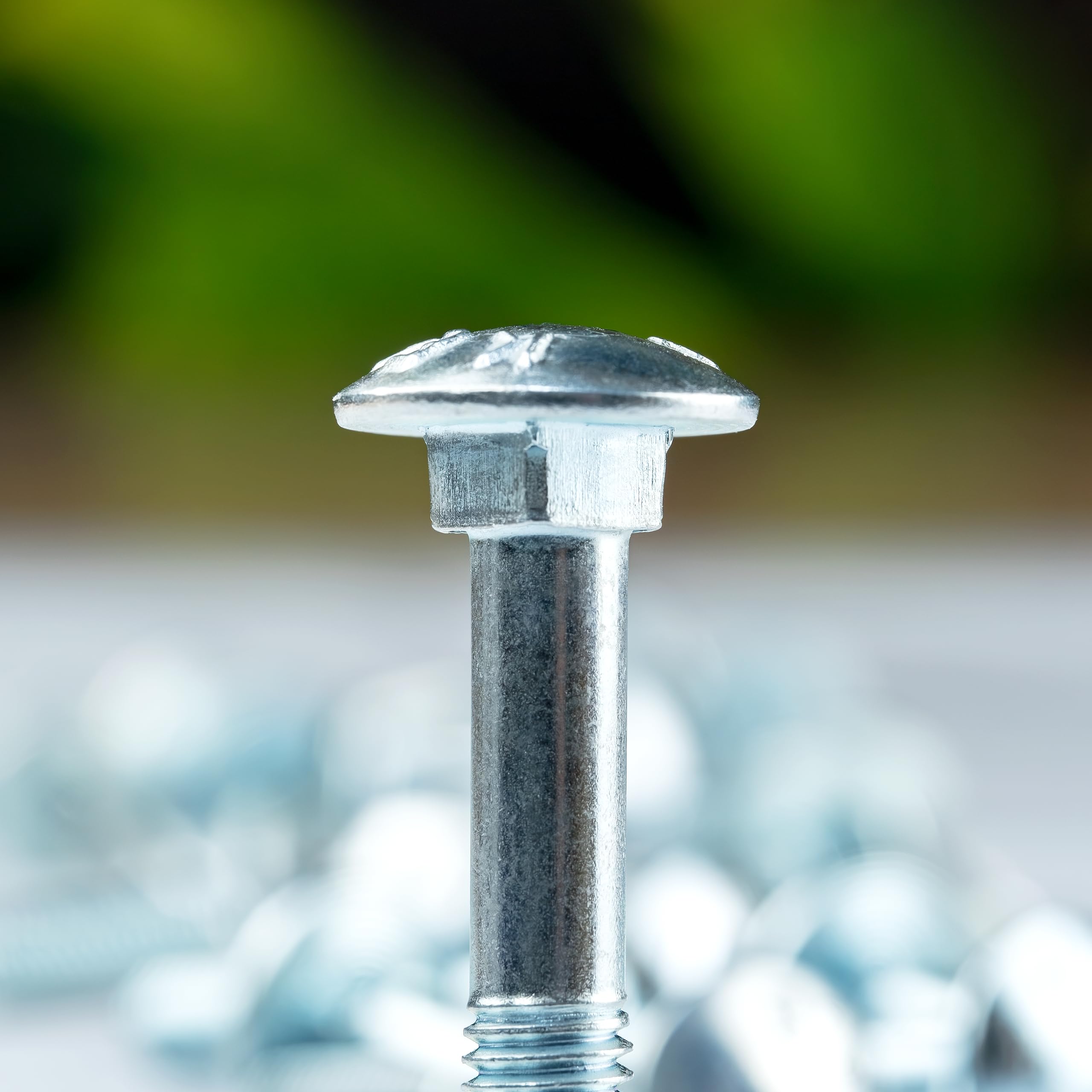 Viti A Testa Tonda M5x70mm | Acciaio Inox A2-70 | Con Dado Quadrato | 10 Pezzi | DIN 603