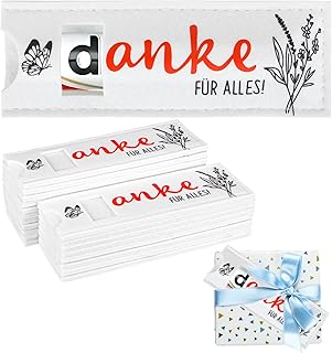 Danke für Alles, 20 Stück Filzhülle für Schokolade Geschenke Ohne Schokolade, Dankeschön Geschenke Klein, Duplo Verpackung du Bist, Kleines Dankeschön für kollegen, Mitarbeiter, Team, Familie, Lehrer