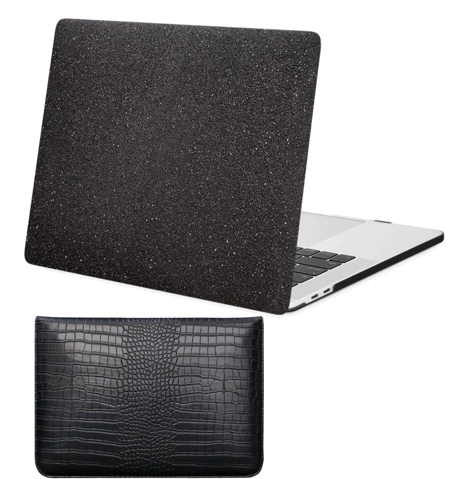 FFBOFFC Laptop Shell Case Compatible with MacBook Pro 16 Inch Case 2020 2019 Release Model A2141 with Touch Bar and Touch ID, Leather Shell Protective