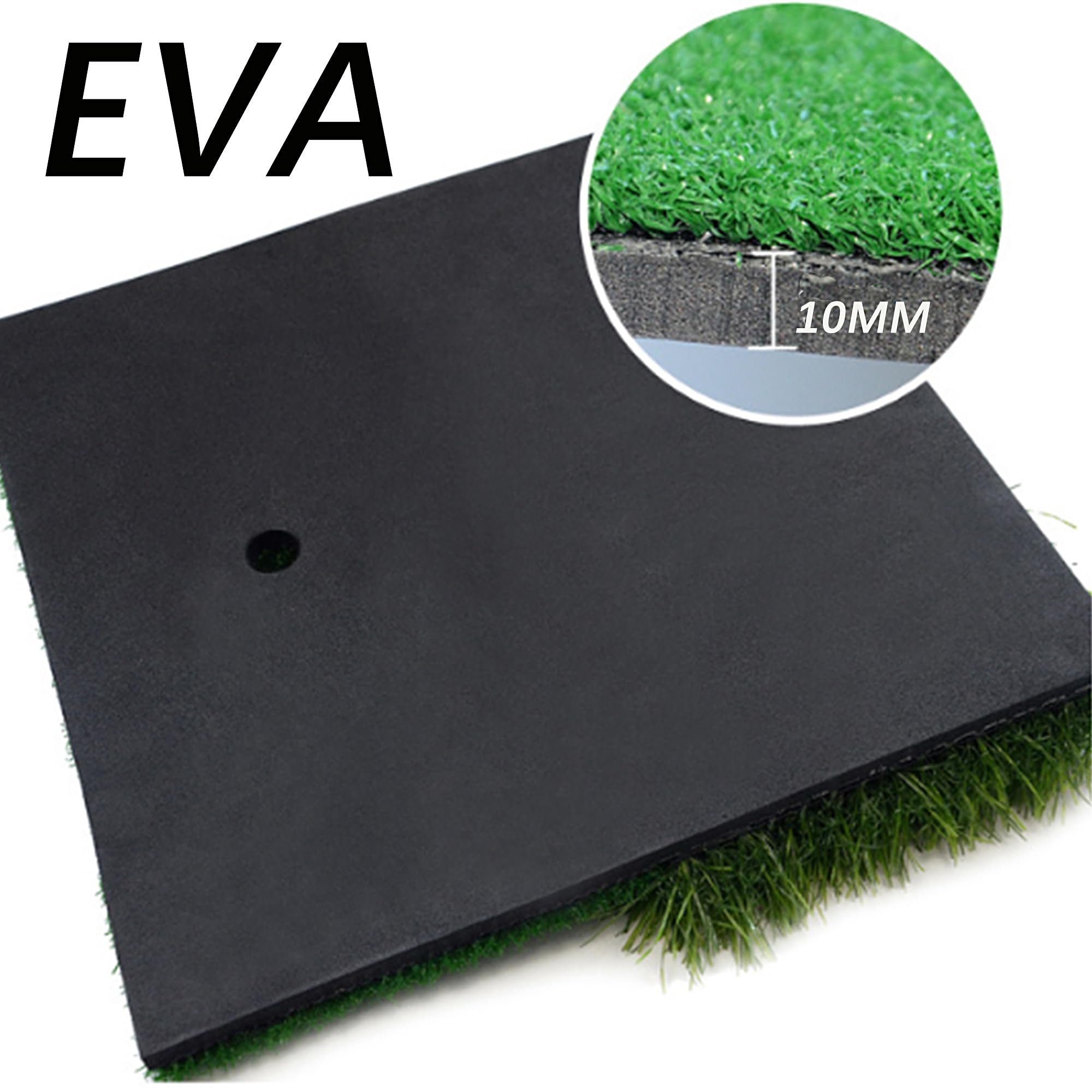 Golf Practice Mat, 11.8 * 11.8Inch, Chroń Swoje Pole, Symulator Golfowy do Domu, Sieci Golfowe do Ogrodu, Mat Fairway Mat, dla Początkujących Cwiczeń, dla Garaży, Ogrody z Tyłu, Place Zabaw