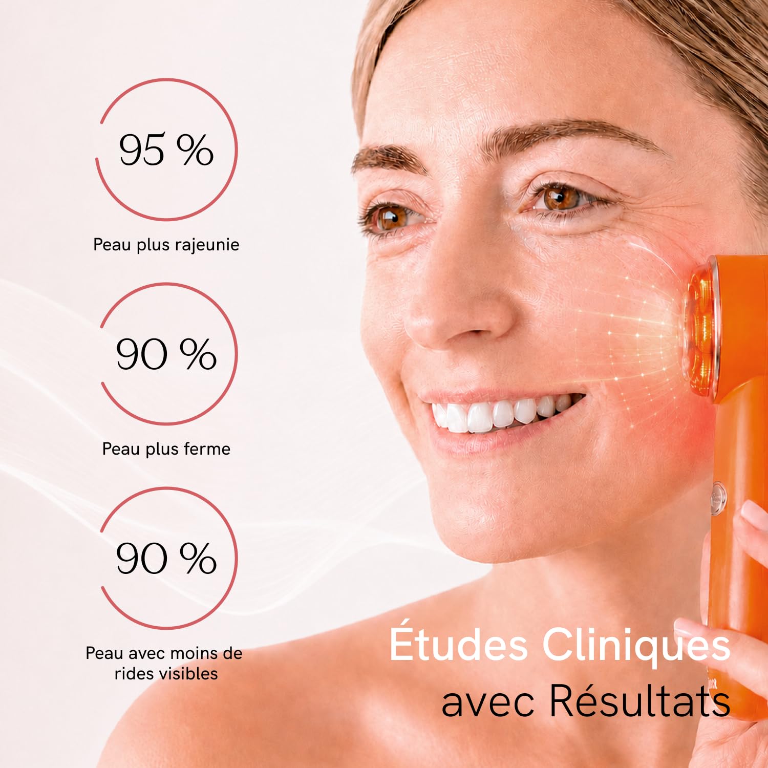 MASDERM Appareil de massage facial électrique 7 en 1 pour visage et corps Hifu - Haute fréquence esthétique - Indiba - Traitement