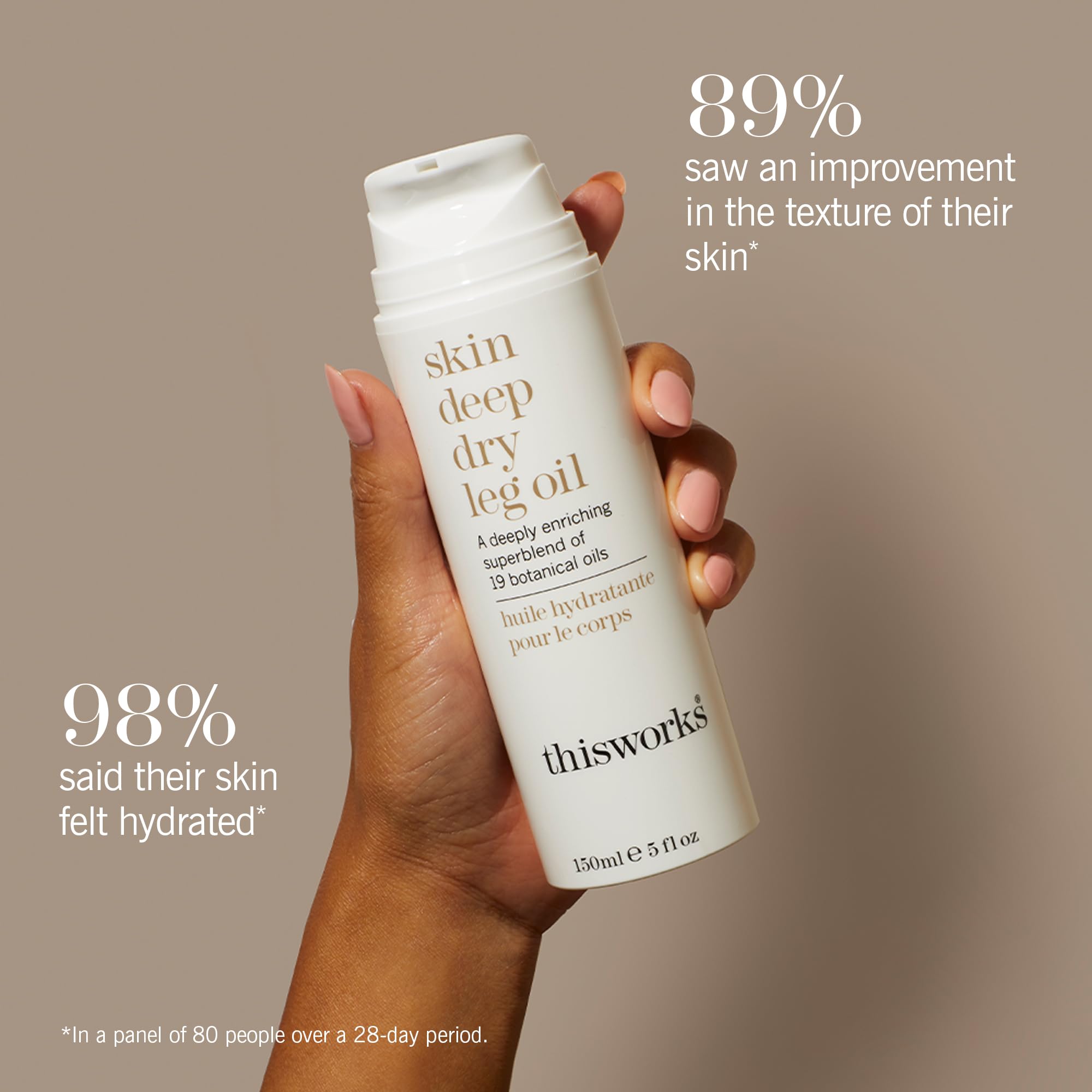 THISWORKS Skin Deep Dry Leg Body Oil with 19 Botanical Oils