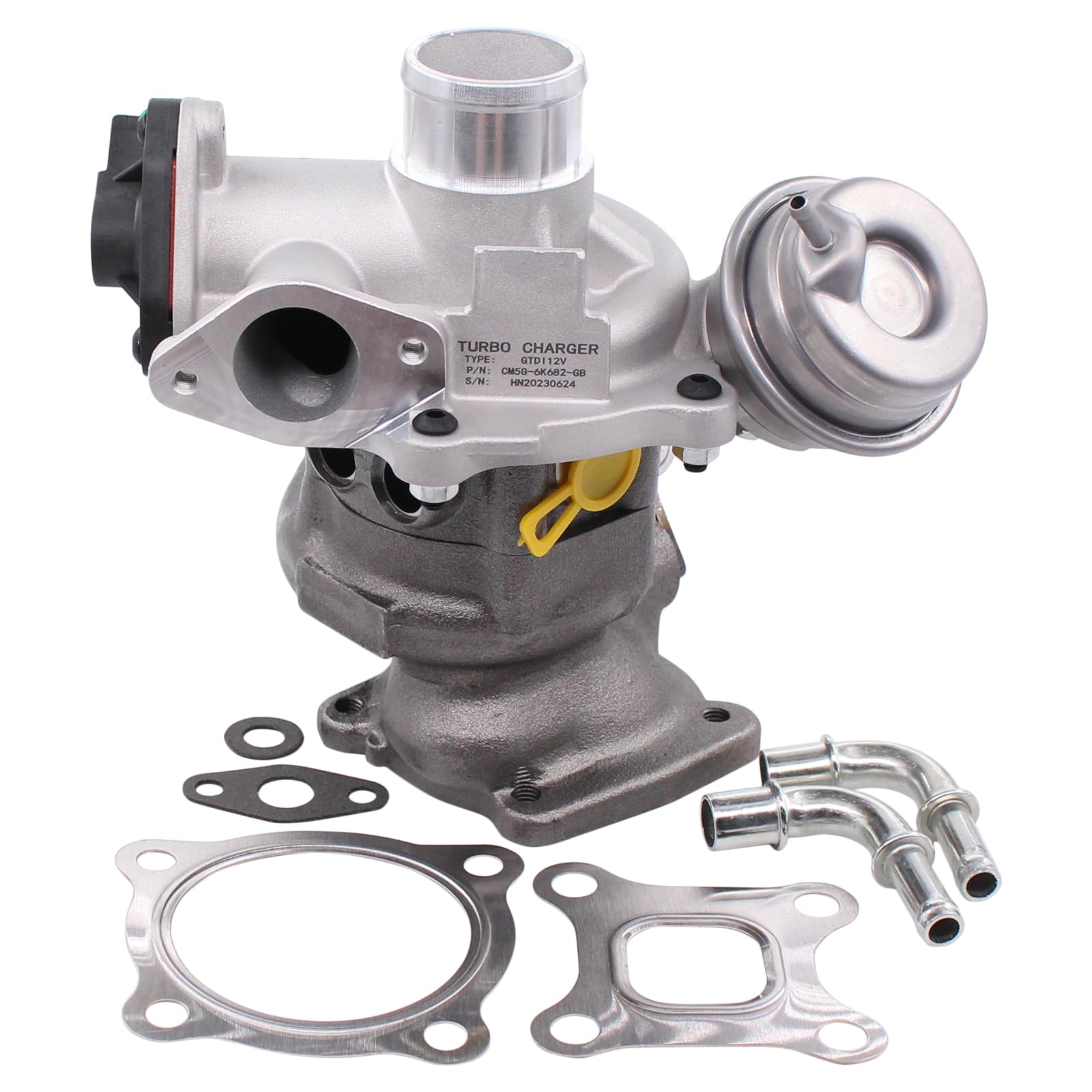 Turbolader Abgasturbolader Turbo Lader Aufladung mit Dichtungen für Fiesta MK7 Fiesta MK6 Focus MK3 Tourneo Connect Tourneo Courier Transit Connect Transit Courier B Max Grand C-Max cmax 1.0 EcoBoost