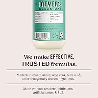 Vista 5 de MRS. MEYER'S Clean Day Jabón de manos, aroma a albahaca, botella de 12.5 onzas líquidas
