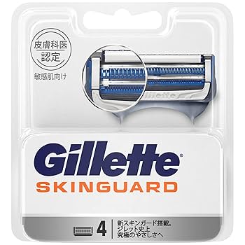 4箱セット ジレット スキンガード マニュアル 5B 替刃8個入 合計32個 ヨドバシ.com - ジレット Gillette スキンガード 電動タイプ 替