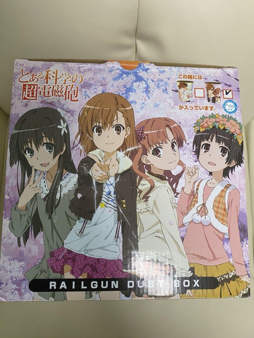 Amazon｜とある科学の超電磁砲 ダストボックス ゴミ箱｜フタなしゴミ箱