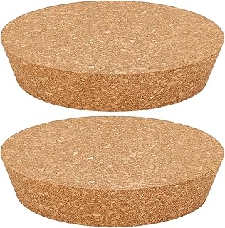 OLYCRAFT 2Pcs Large Cork Stoppers 5~6 Inch Wood Bottle Lids Tapered Cork Plugs Wooden Canning Jar Lids Wood Tapered Plugs Wine Bottle Stoppers Wooden Jar Plug for Kitchen Wedding Favor Canning