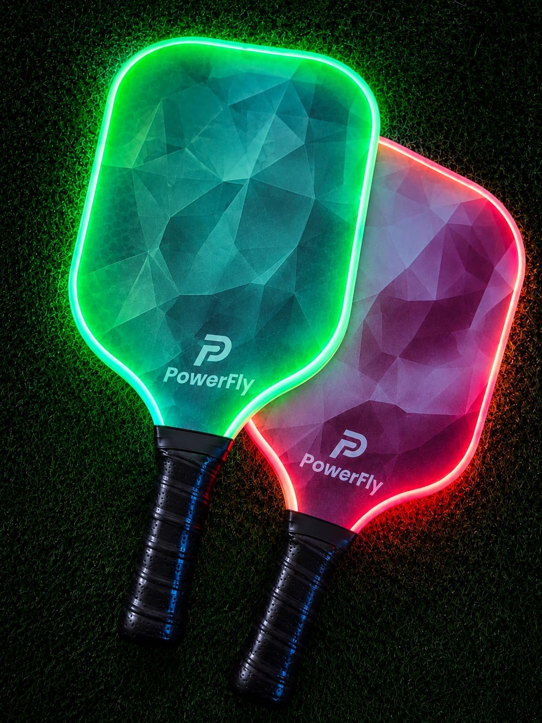 PowerFly LED Fiberglass Pickleball Paddles