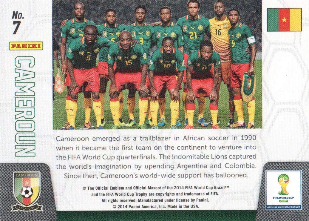 Amazon.com: 2014 Panini Prizm FIFA World Cup Soccer Team Photo #7