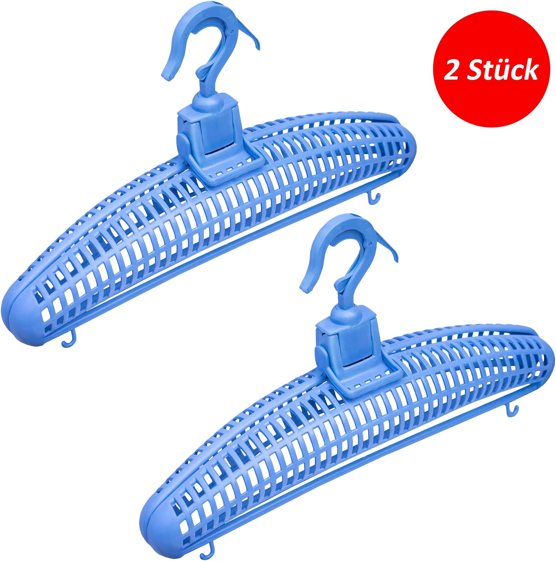 UPP Air Dryer Hangers I Coat Hangers With Adjustable Thickness for Optimal Air Flow I Dryer Hangers Let Your Laundry Dry Faster [2 pcs.]