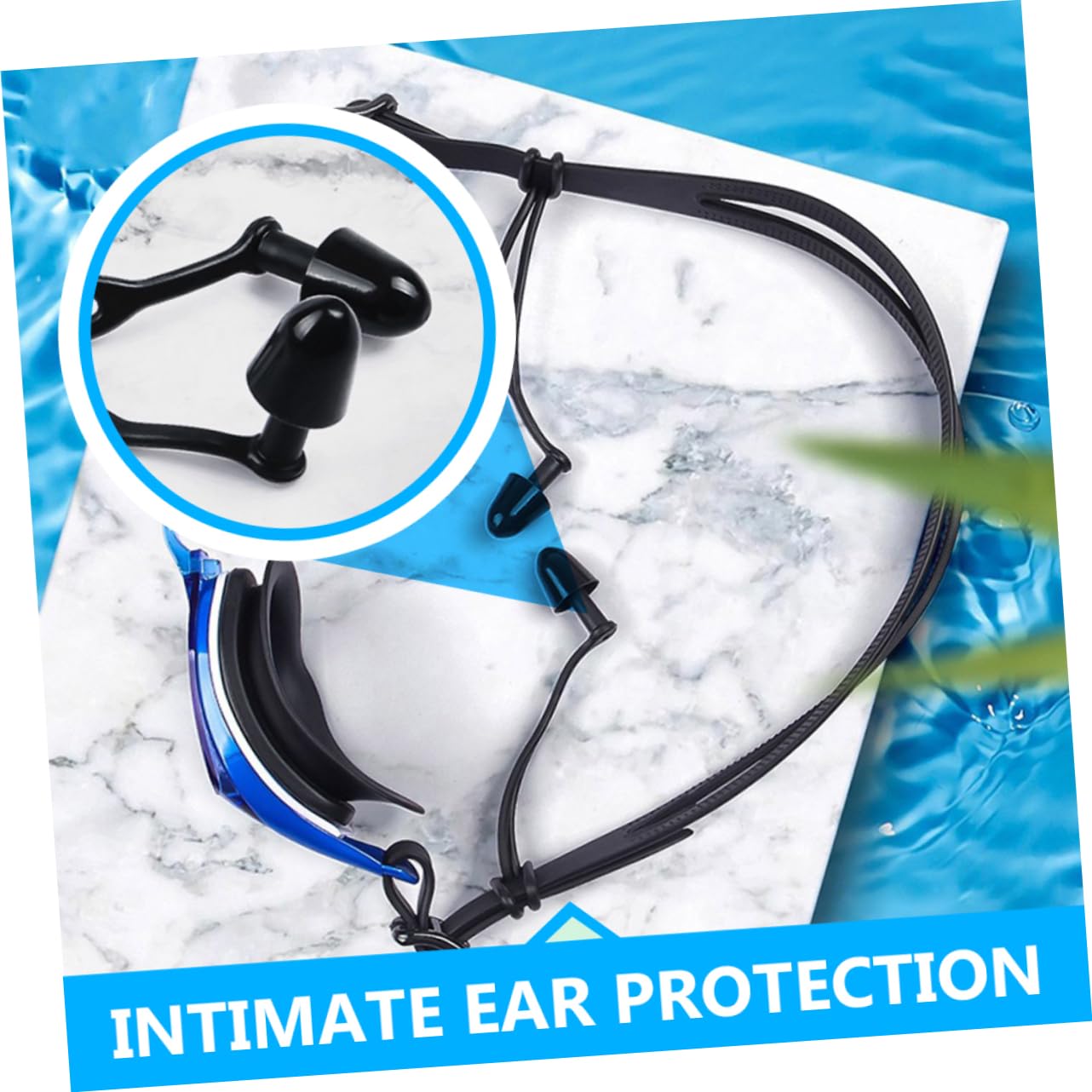 BESPORTBLE 3 Pair Waterproof Ear Plugs for Boys and Girls Adults Swimming Bathing Noise Reduction Water Sports Silicone Ear Protectors