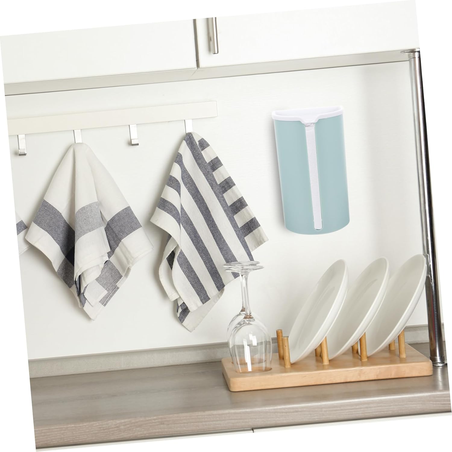 Box Tissue Dispenser Recycling Grocery Pocket Waste Bag Dispenser Toilet Paper Dispenser Garbage Bag Holder Grocery Bag Container Wall Mount Bag Saver Trash Bag Holder