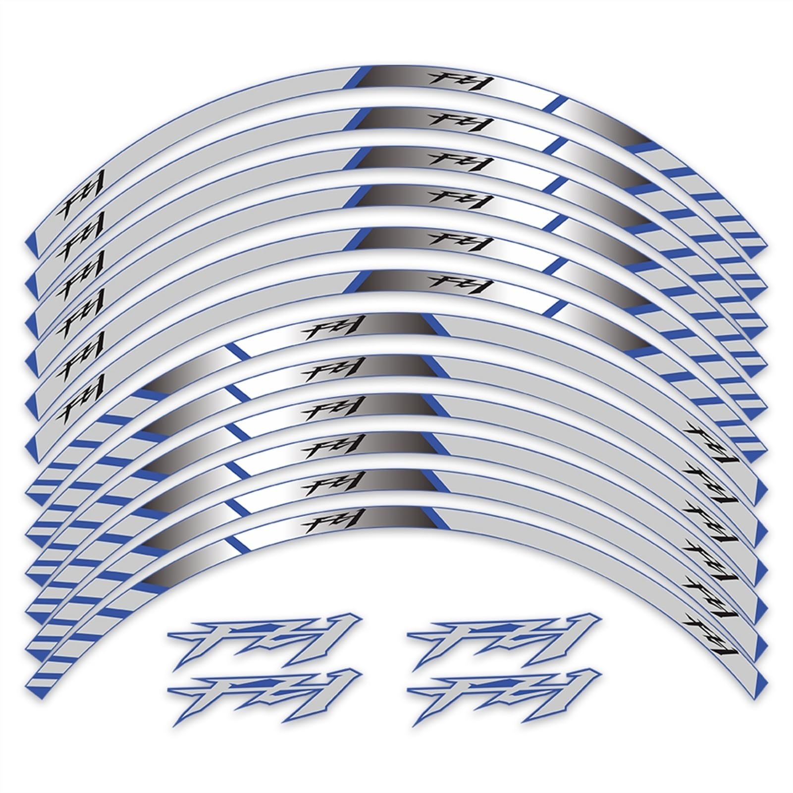 Motorcycle Wheel Stickers for Yamaha FZ1 FZ 1 FZ-1 Wheel Rim Sticker