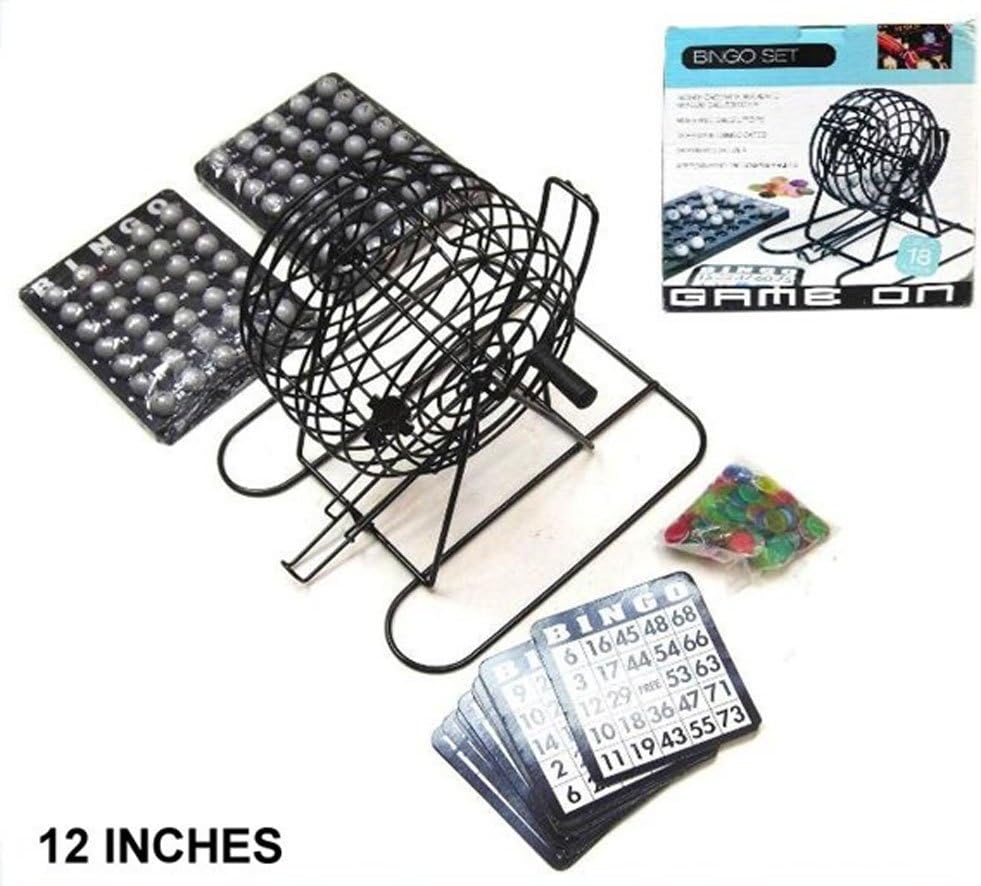 Large Professional 12 Inch Tall Bingo Game Set