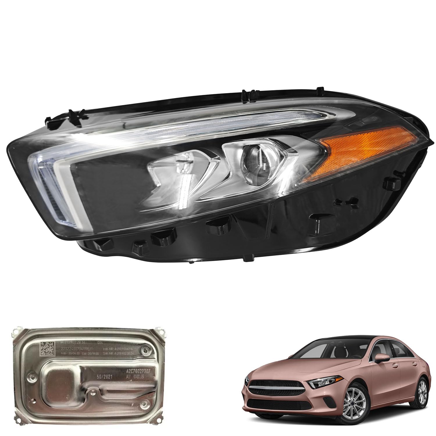 Amazon.com: LoftMarte 1779060806 LED Headlight W/Control Module 
