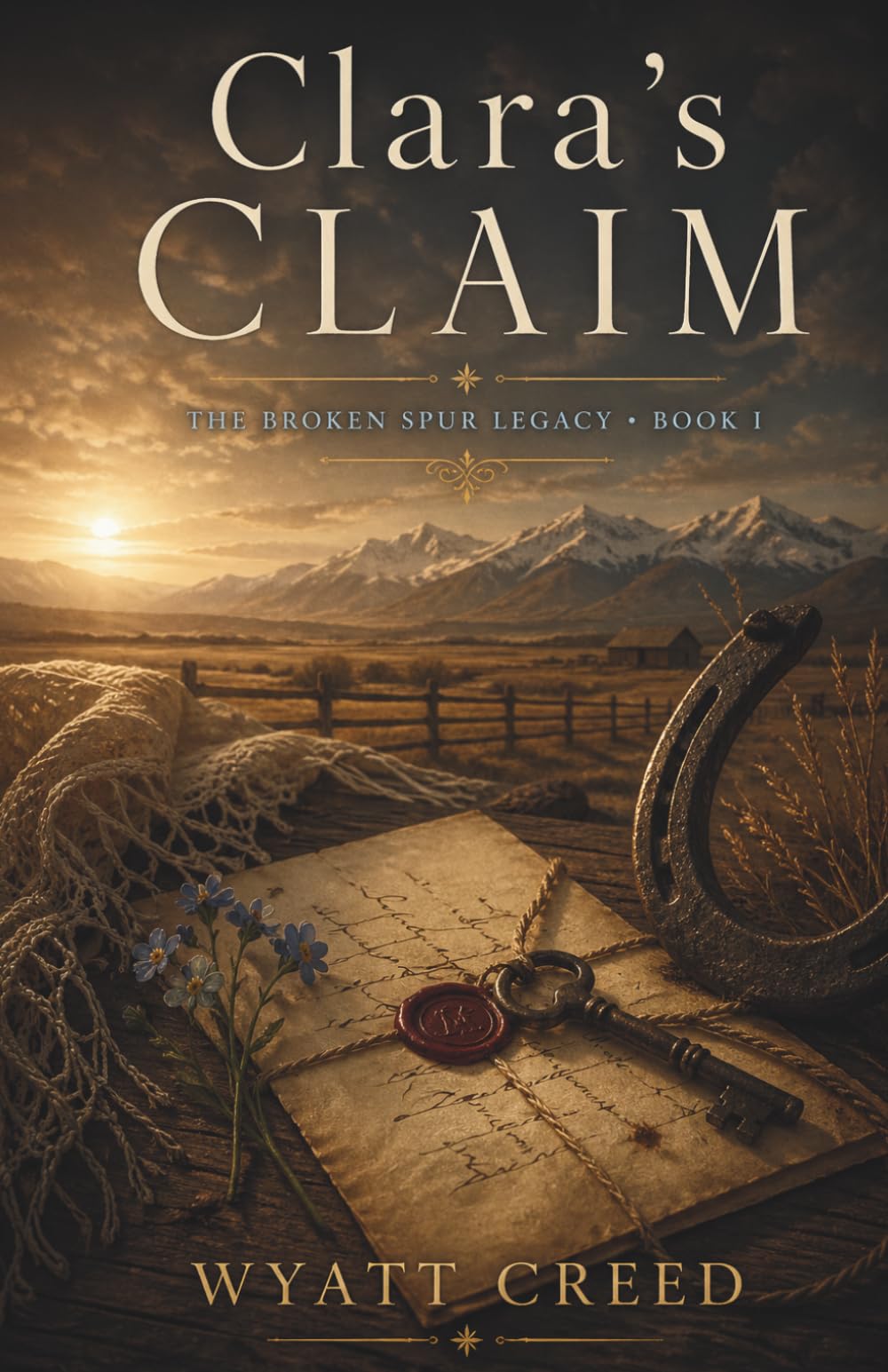 Clara's Claim - Clean Western Historical Fiction Romance (The Broken Spur Legacy)