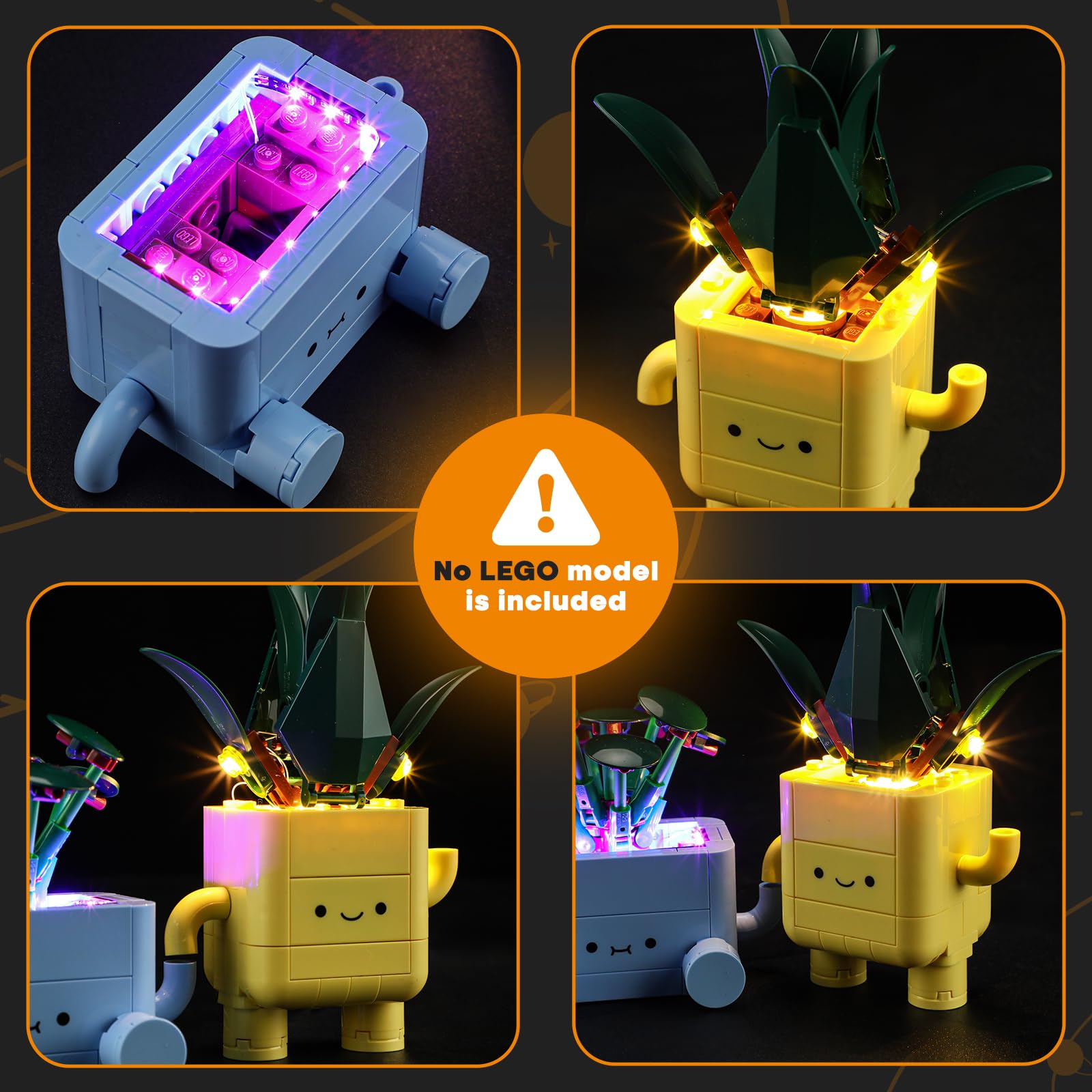 LIGHTAILING Light for Lego-10349 Happy Plants, Led Lighting Kit Compatible with Lego Building Blocks Model - Image 3