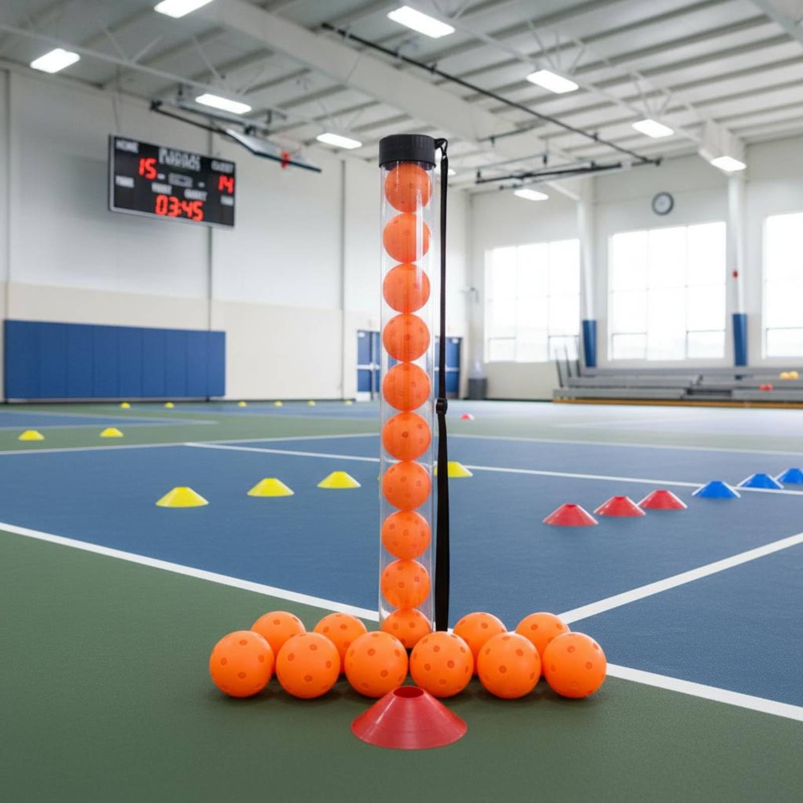 Tubo Raccogli Palline senza Chinarsi Raccoglipalle Tennis Raccolta Rapida Attrezzatura Sportiva per Allenamento Sportivo