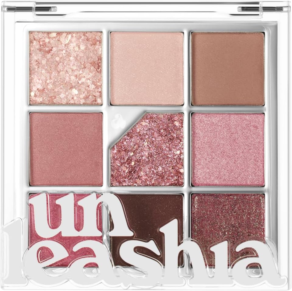 Glitterpedia Eye Palette Eye ShadowEye MakeupPoint Makeup VeganCosmeticsKorean CosmeticsDailymatteglittershimmerpearldailypartysparkling N DEGREE5 All of Dusty Rose, 7.6 gram