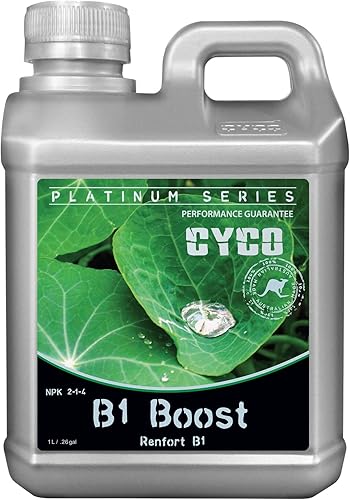CYCO B1 Boost, nutriente líquido para plantas hidropónicas, 2-1-4, 1 litro