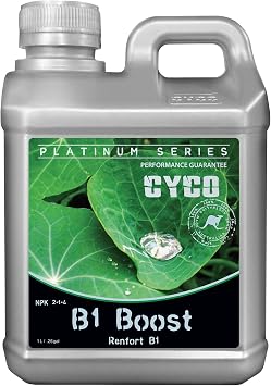 CYCO B1 Boost, Liquid Nutrient for Hydroponic Plants, 2-1-4, 1 Liter