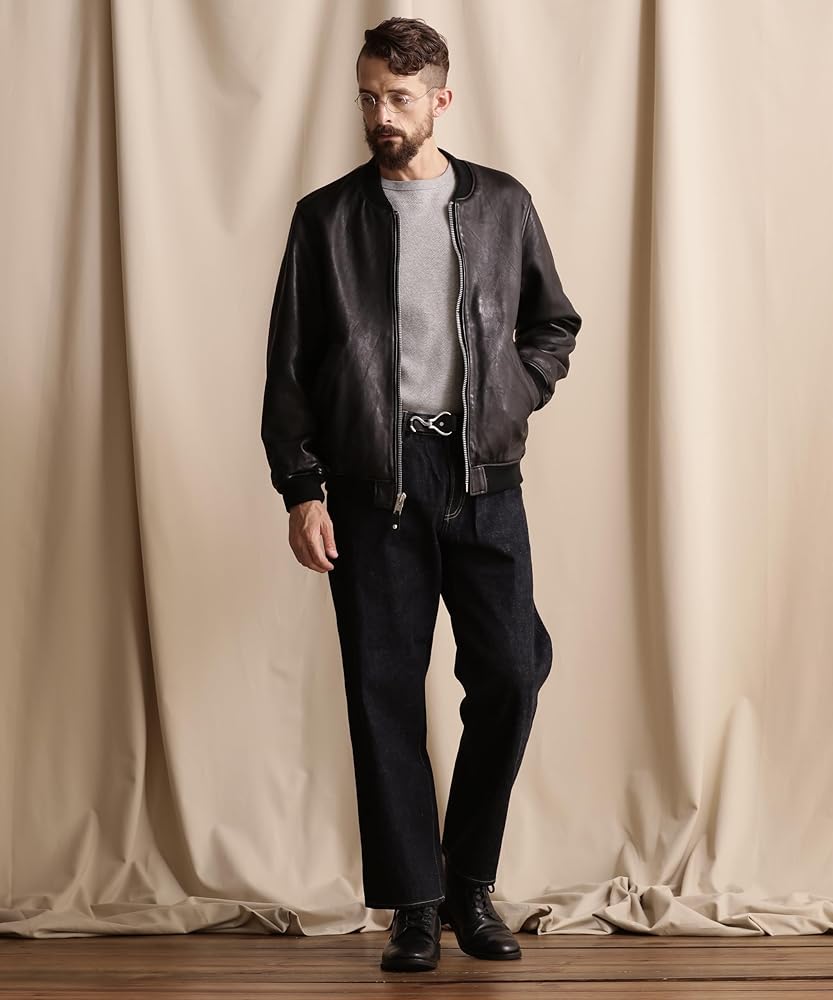 LEATHER JACKET BOWERY/レザージャケット バワリー MA-1 LEATHER JACKET BOWERY/レザージャケット バワリー MA-1