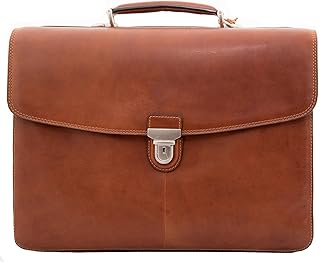 personalized leather briefcase for her