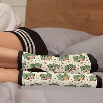 Funny Novelty Socks Casual Athletic Crazy Crew Socks For Women Men Gifts