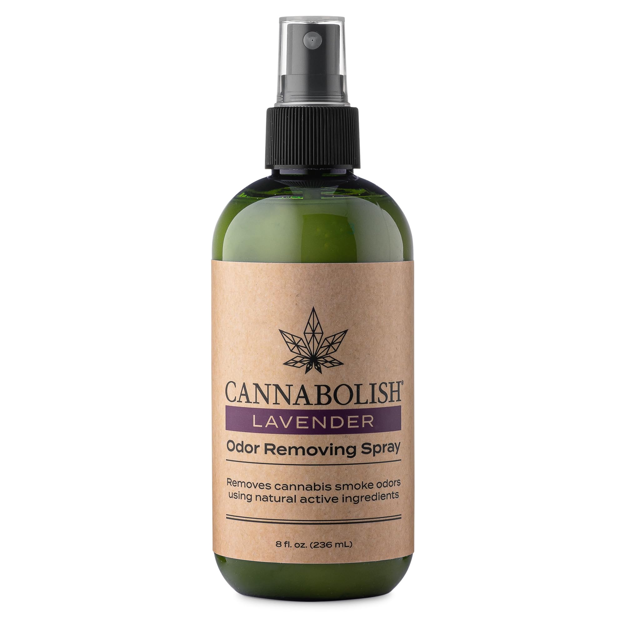 Cannabolish Lavender Smoke Odor Eliminator Spray and Air Freshener, 8 fl. oz, Natural Ingredients
