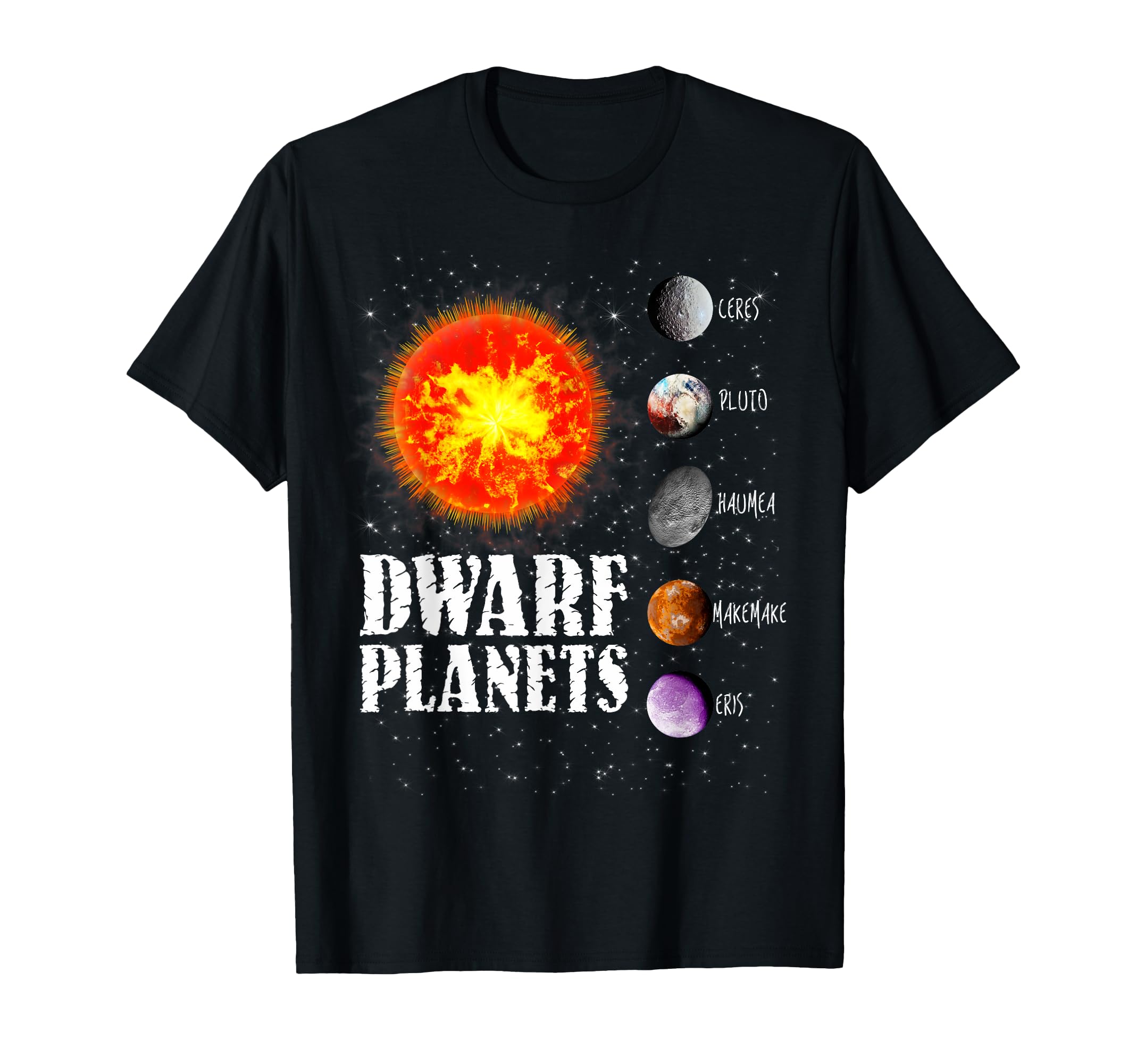 Solar System TShirt - Dwarf Planets Gift T Shirt T-Shirt