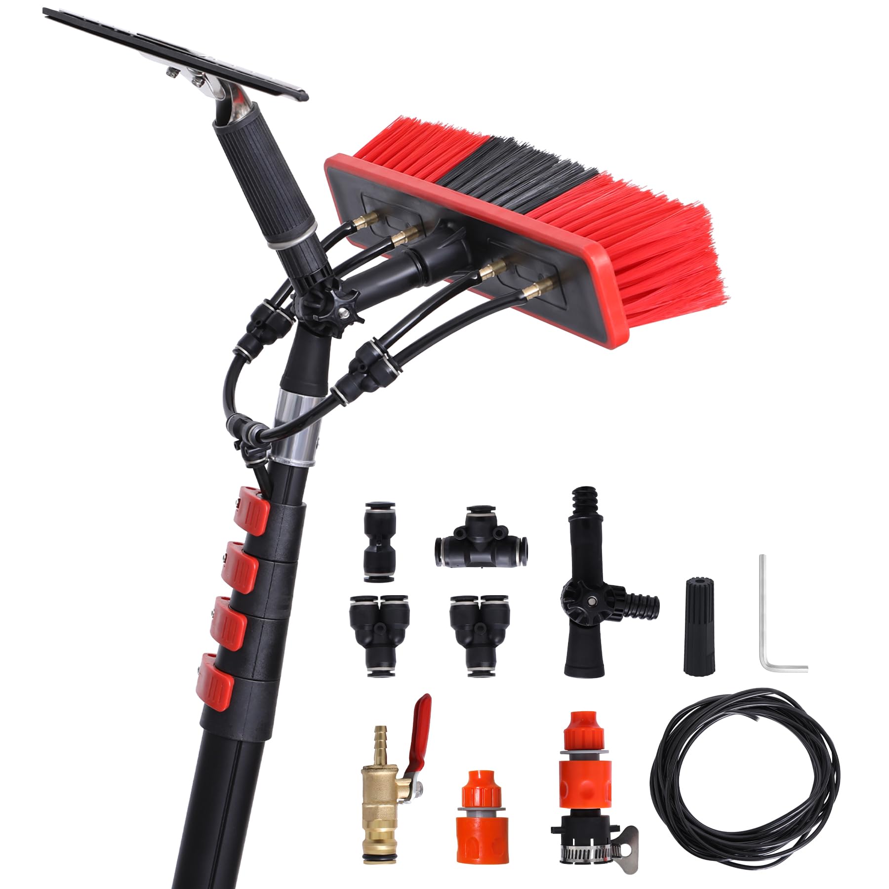 Kit de nettoyage extensible pour entretenir vos baies vitrées et murs extérieurs