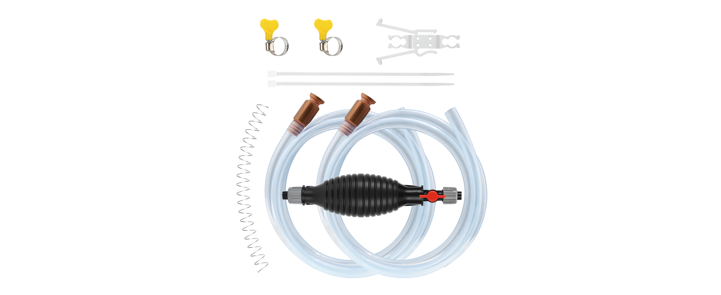 Amazon.com: Watflow 6FT Siphon Components Kit, Portable Manual Oil