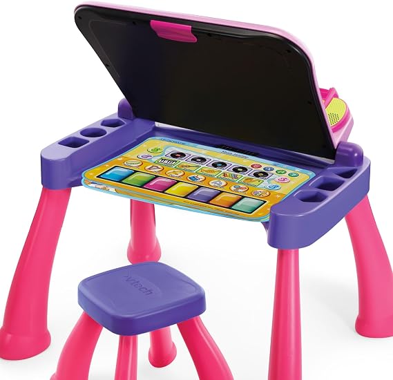 VTech Touch and Learn Activity Desk Deluxe، Pink