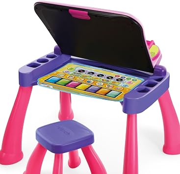VTech Touch and Learn Activity Desk Deluxe، Pink