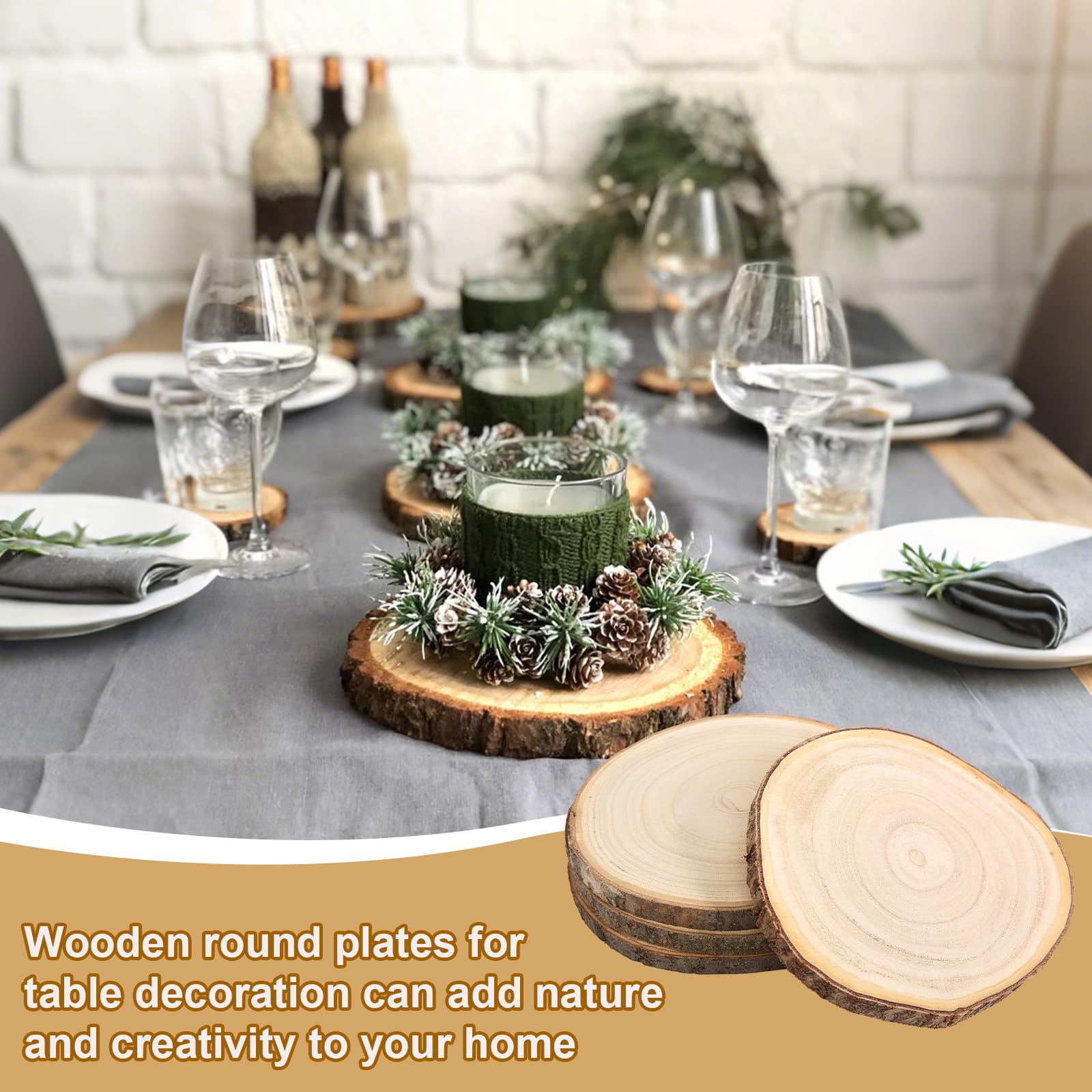 Houten Boom Schijven Voor Decoratie