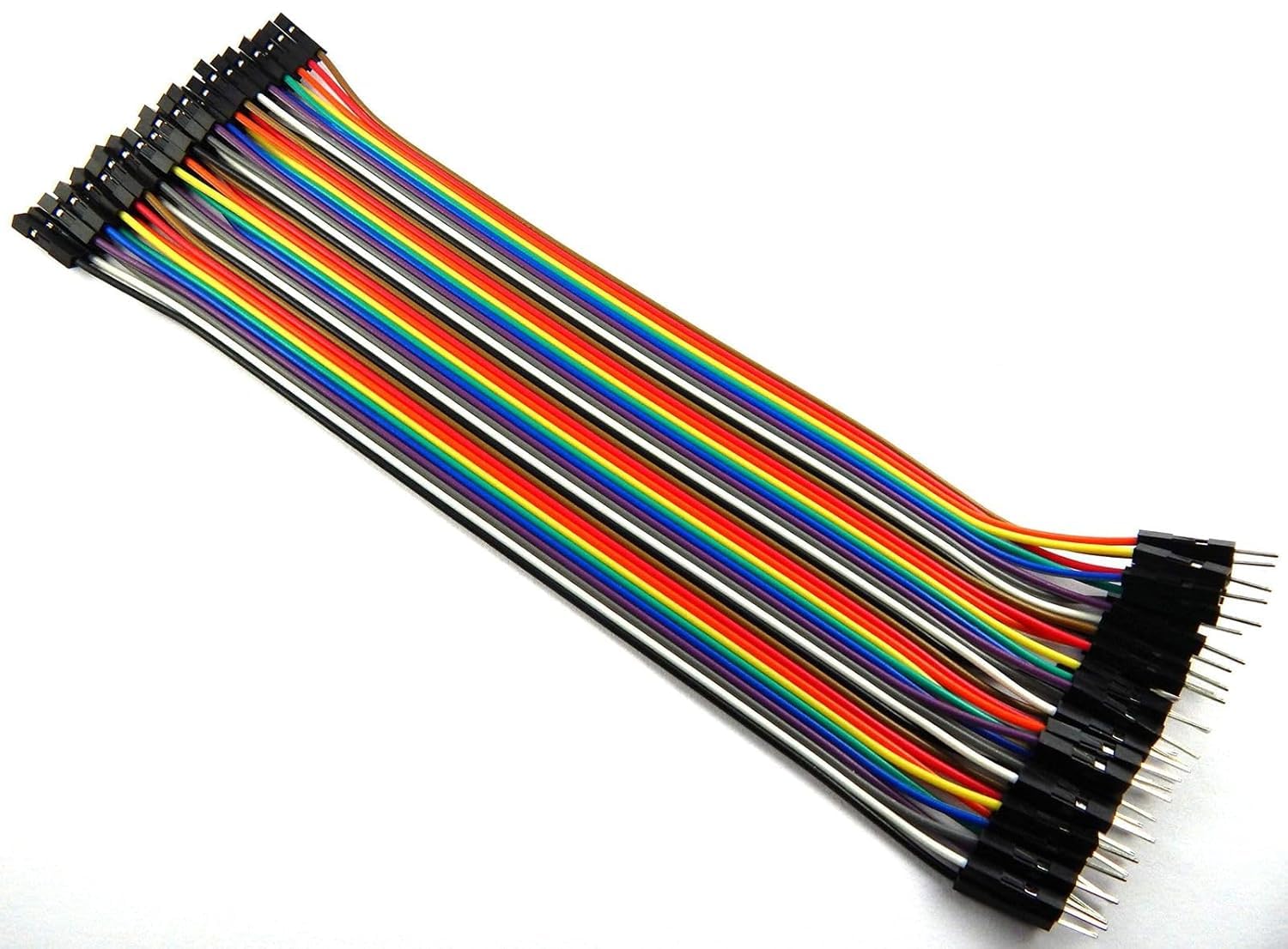 200mm (20cm) 40 Pieces Male To Female Cable Jumper Wire Multicolor-picture-25