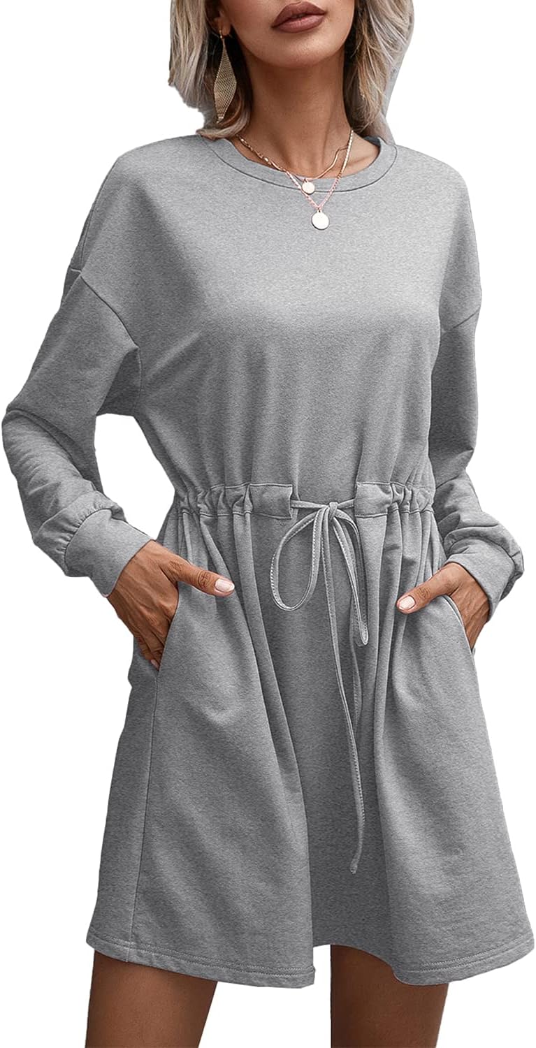 navy blue dress for baby girl Autumn Winter Long Sleeve Winter Dresses Cute Turtleneck Solid Color Casual  Women Winter Dresses Sweater Dress Ladies Sweater Knitted Dress main image 1