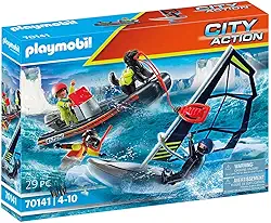 Playmobil Resgate na Agua com Cachorrov - City Action 70141