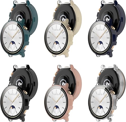 Miniatura 5 de Compatible con Huawei Watch GT4 de 1.614 pulgadas (1.614 in) de cobertura completa de PC, protector de pantalla de vidrio templado (1.81 pulgadas,