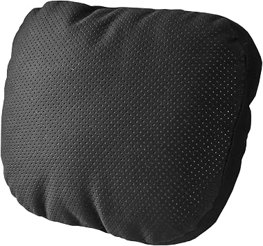 Car Headrest Pillow for Kia PV5 2025 2026, 2-in-1 Neck Support Cushion, Breathable Vent Seat Cervical Support Pillow, Soft Yet Supportive Car Neck Pillow,A Black