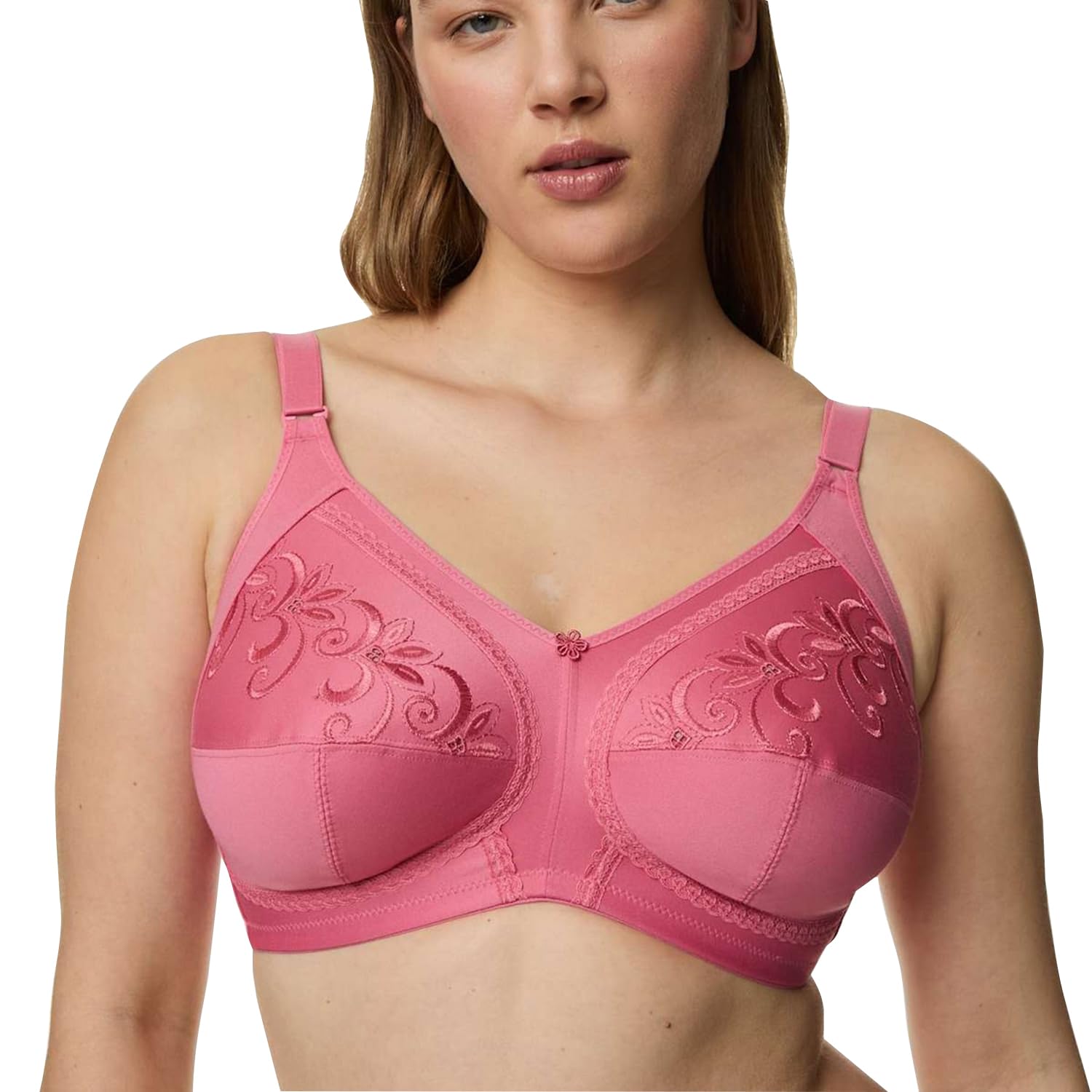 marks & spencer Women's Cotton Wire Free Full Cup Coverage Bra-picture-29