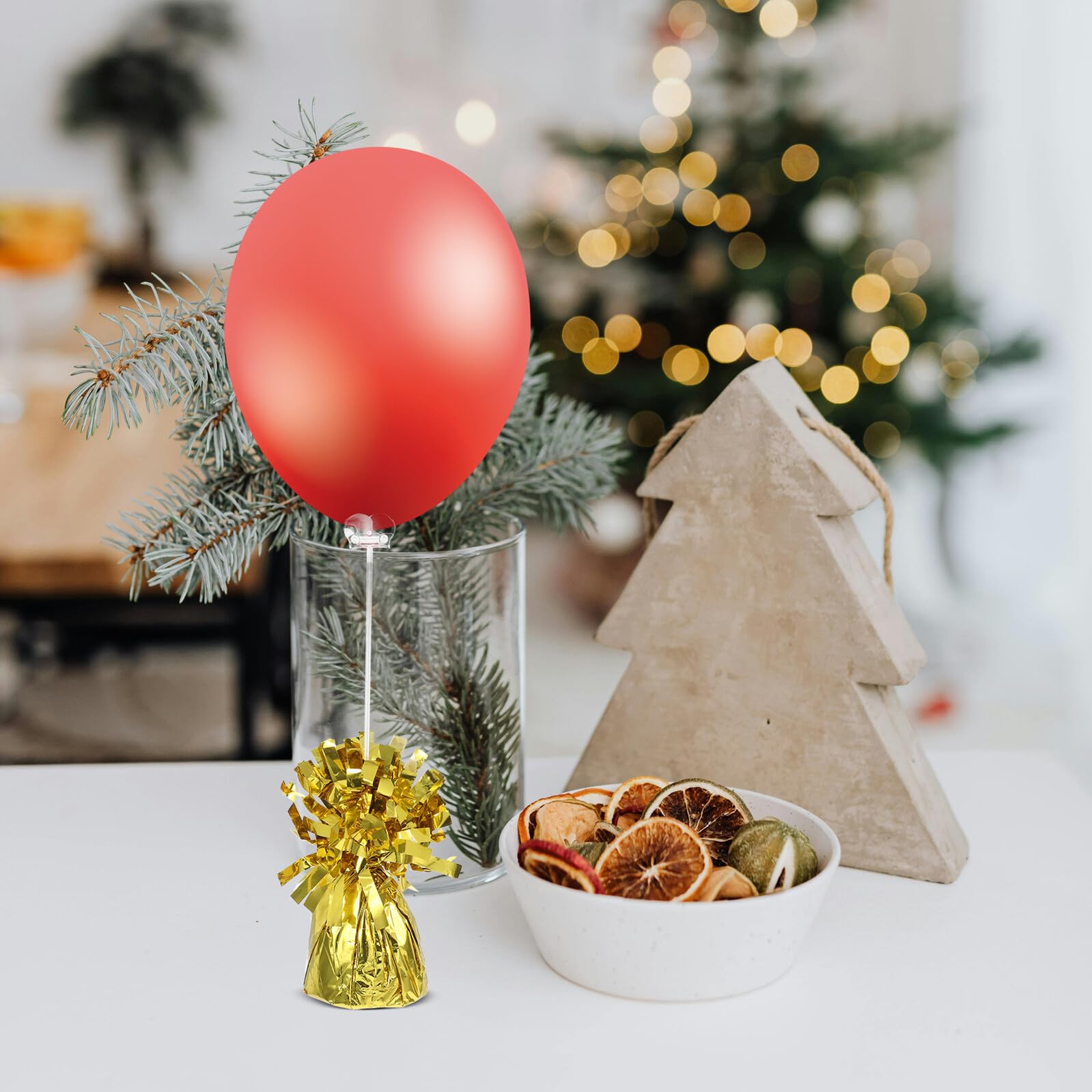 VICASKY Ballongewichte aus Pvc und Zement für Luftballons 6 Stück Zuverlässiges Material Einfach zu Verwenden für Junggesellenabschied und Partydekoration