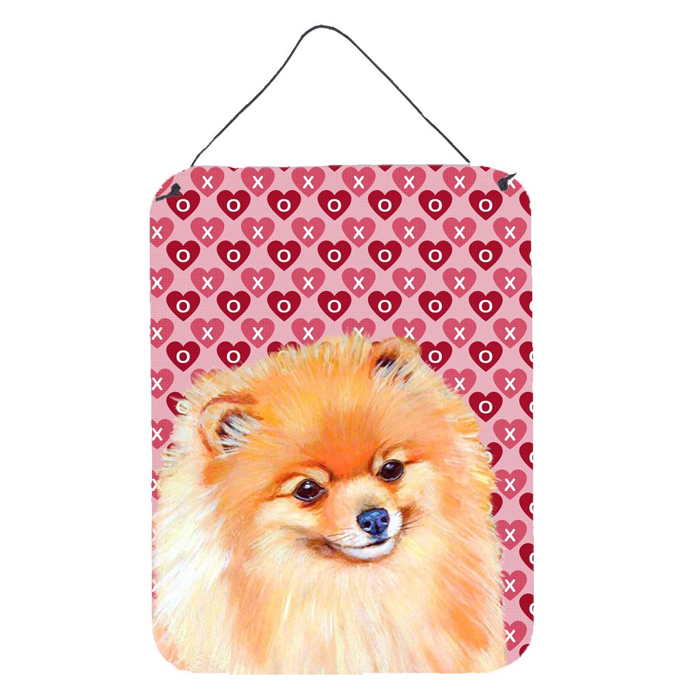 Décoration de porte Poméranie pour célébrer l'amour et la Saint-Valentin chez soi